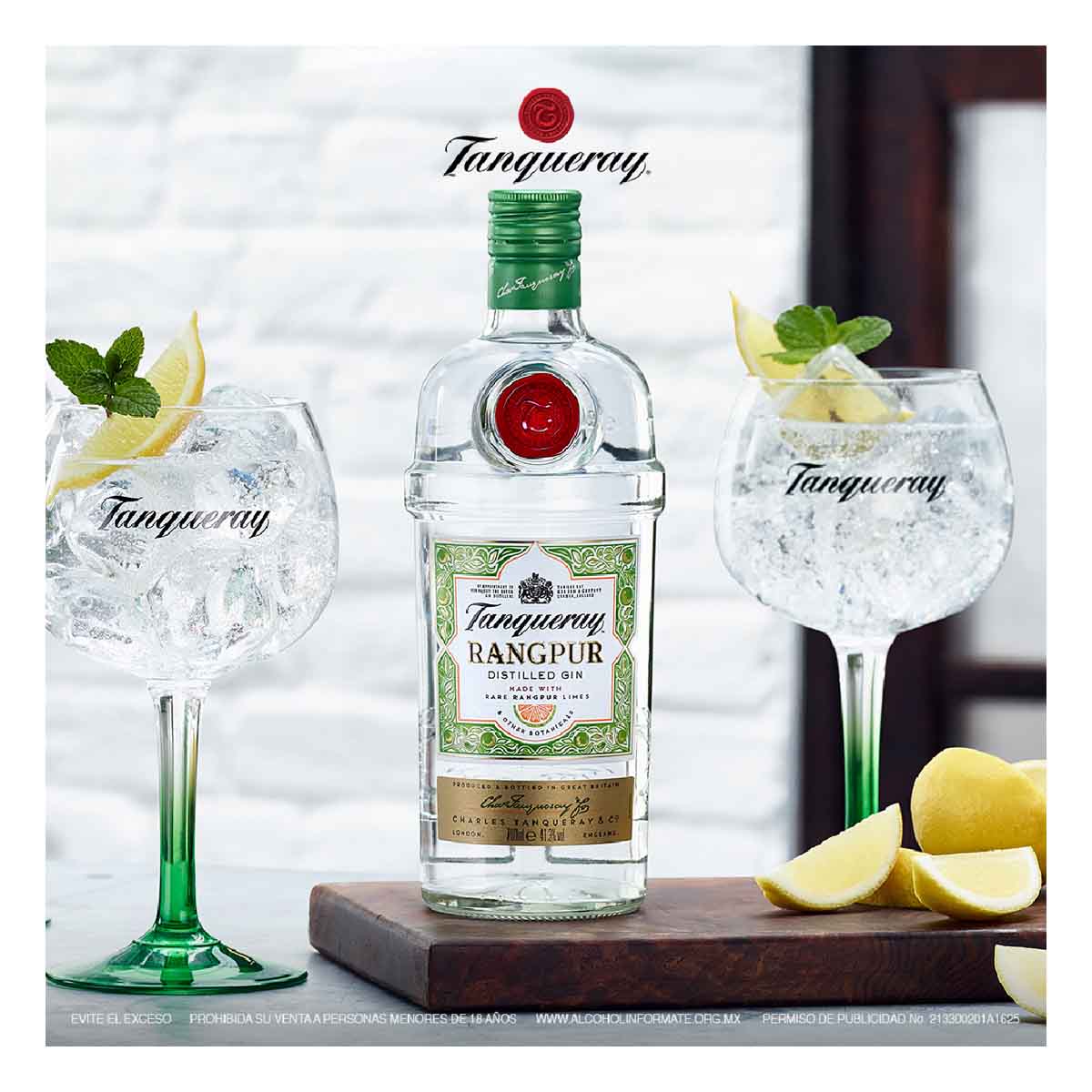 Ginebra Tanqueray Rangpur Lime Citrica 750 ml