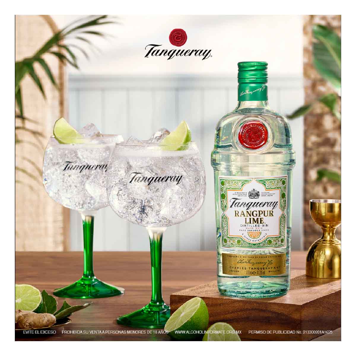 Ginebra Tanqueray Rangpur Lime Citrica 750 ml