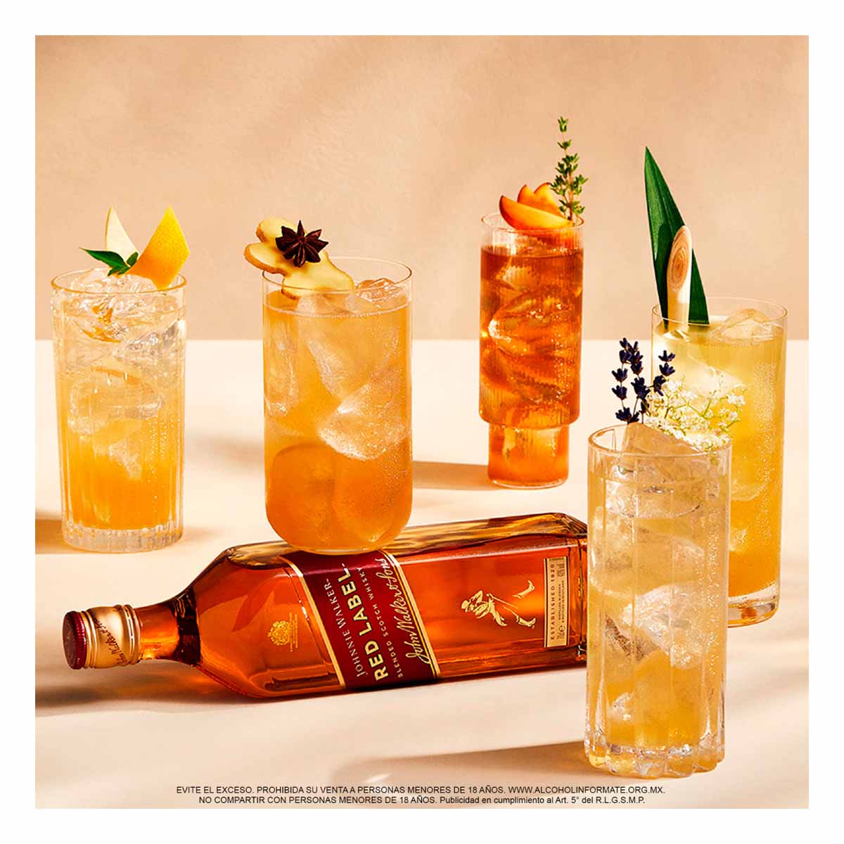 Whisky Johnnie Walker Red Label Blended Scotch 1 L