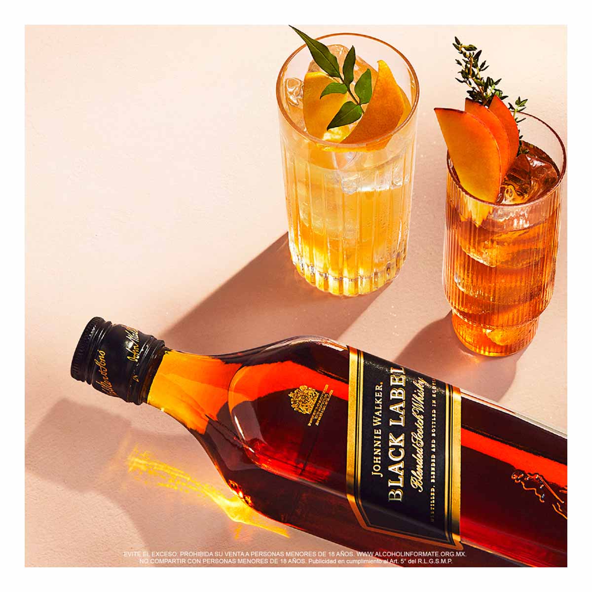 Whisky Johnnie Walker Black Label Blended Scotch 1 L