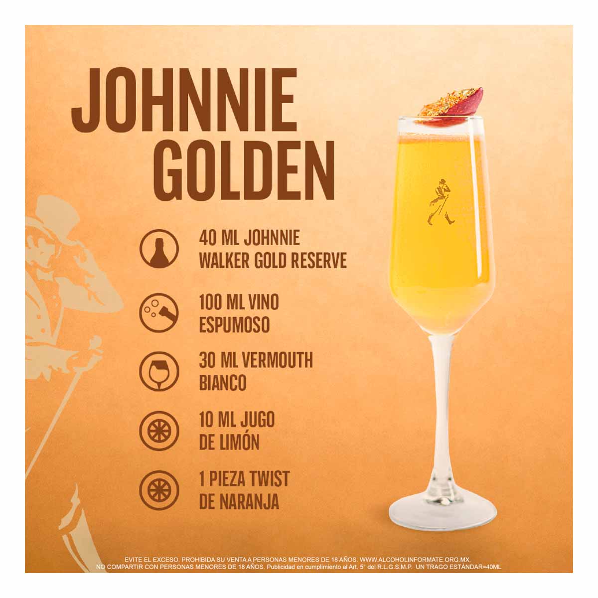 Whisky Johnnie Walker Gold Label Reserve Blended Scotch 750 ml