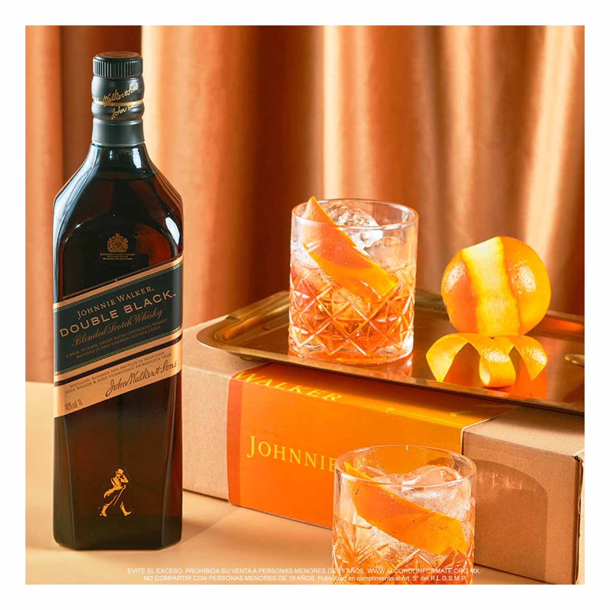 Whisky Johnnie Walker Double Black Blended Scotch 750 ml