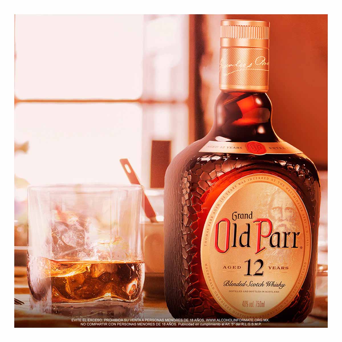 Whisky Old Parr 12 años Blended Scotch 750 ml