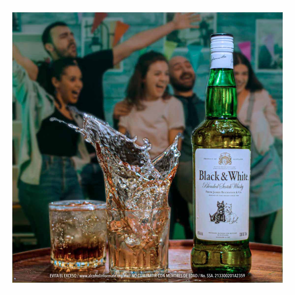 Whisky Black & White Original Blended Scotch 700 ml
