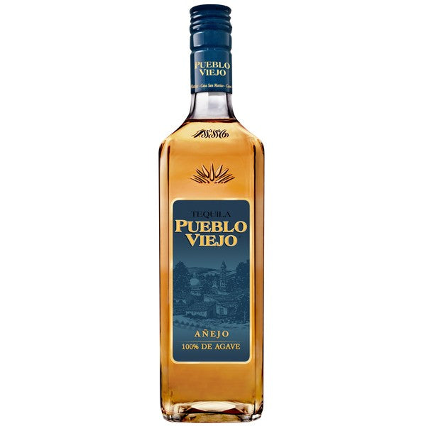 Tequila Pueblo Viejo Añejo 750 ml-Vinexa