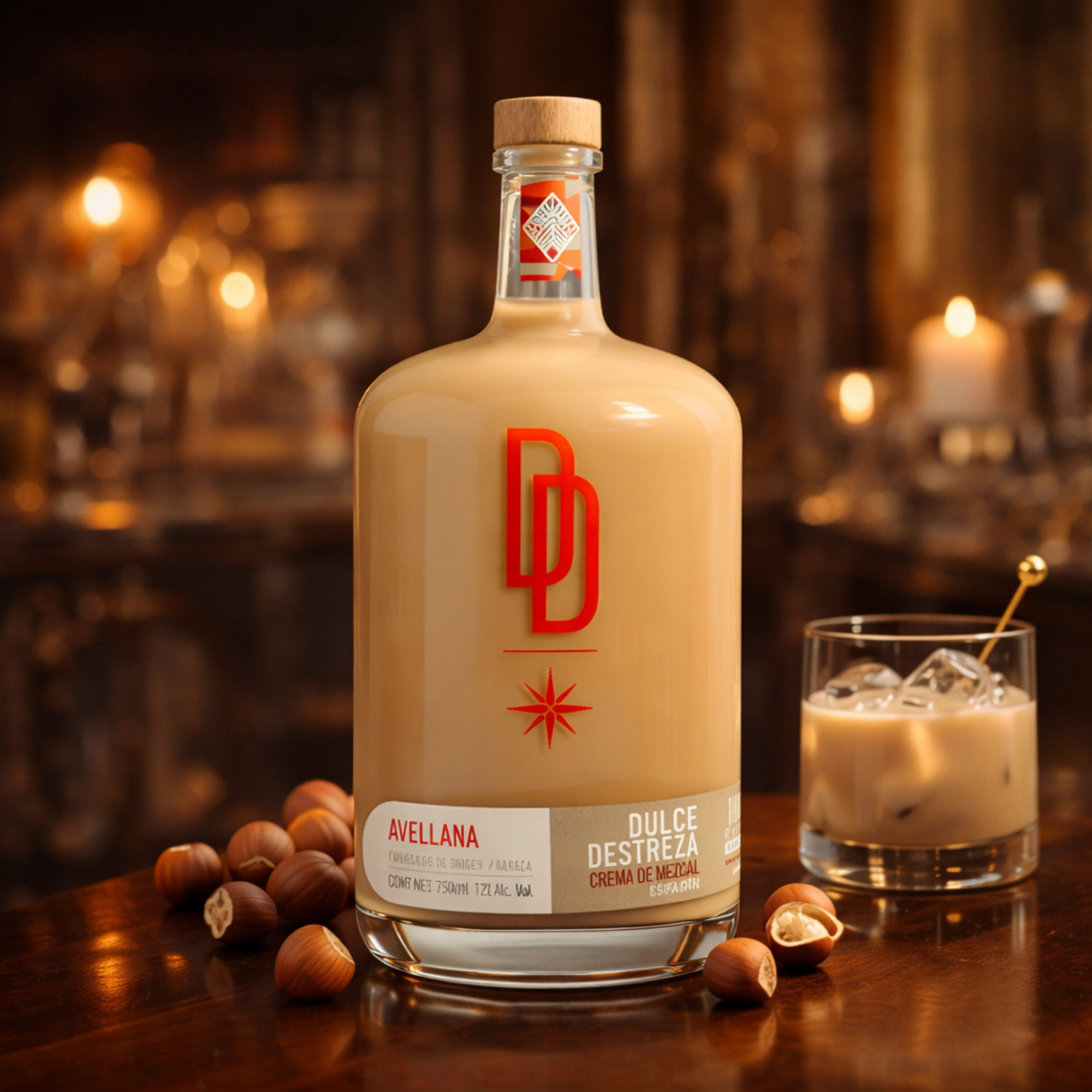 Dulce Destreza Avellana Crema De Mezcal 750ml